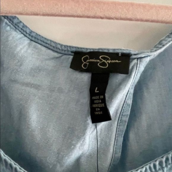 🌿NWT Jessica Simpson tank top open back Sz large - Picture 2 of 3